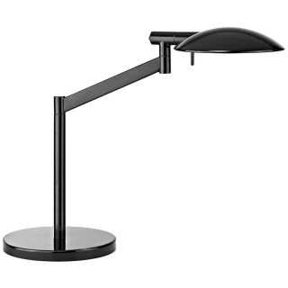 Robert Sonneman Perch Gloss Black Desk Lamp   #W9652