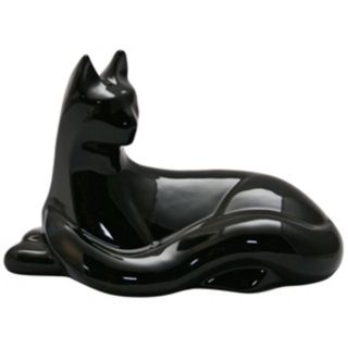 Haeger Potteries Sitting Cat Ceramic Sculpture   #54614