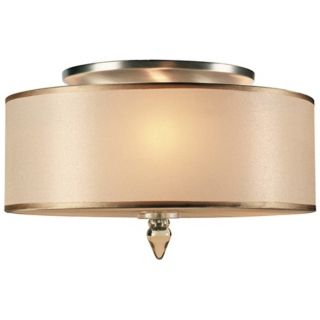 Crystorama Luxo Brass 14" Wide Ceiling Light   #M3257