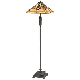 Quoizel Finton Tiffany Style Floor Lamp   #V1698