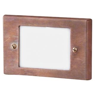 Stamped Copper with Acrylic Lens Step Light   #66160