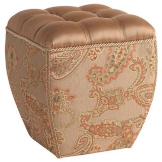 Alamosa Paisley Print Turk Cap Ottoman   #U0718