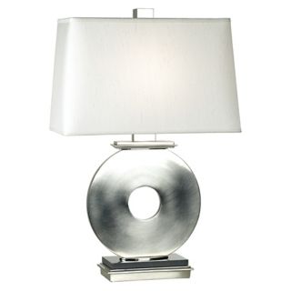 Robert Abbey Antique Silver O Table Lamp   #02250