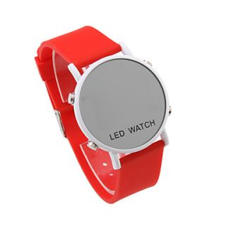 EUR € 3.76   unisex gelei sportieve stijl ronde spiegel gezicht rood