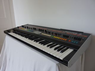 is our wonderful Roland Jupiter 8 Polyphonic Analogue synthesiser