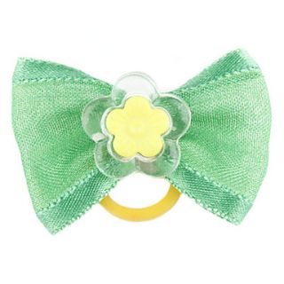 USD $ 0.79   Simple Flower Style Tiny Rubber Band Hair Bow for Dogs