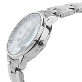 EUR € 7.81   analoge quartz dames horloge (zilver), Gratis