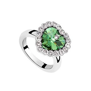 EUR € 8.82   Big Heart Shaped Crystal moda anillo, ¡Envío Gratis