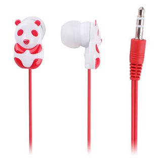USD $ 3.69   Panda Bear Style In Ear Earphones (Assorted Colors),