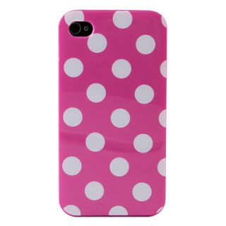 USD $ 2.69   Dot Pattern Silicone Case for iPhone 4 and 4S (Assorted