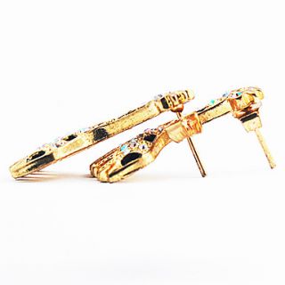 EUR € 6.71   giraffe patroon oorbel (gouden), Gratis Verzending voor