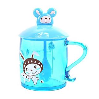 EUR € 9.83   cartoon dier patroon watter fles met lepel, Gratis