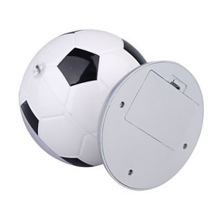 EUR € 12.87   voetbal vormige nachtlampje tafel analoge klok, Gratis