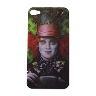 USD $ 2.89   DIY Crystal Case + 3D Sticker for iPhone 4 (Mad Hatter