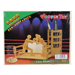 EUR € 3.95   houten 3d boksen penhouder puzzel speelgoed, Gratis