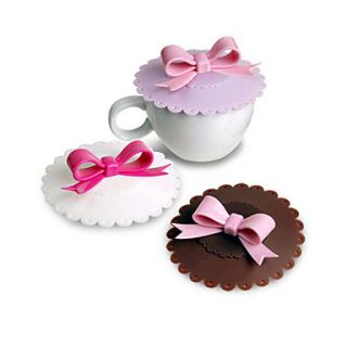 USD $ 3.89   Bow Silicone Leakproof Cup Lid,