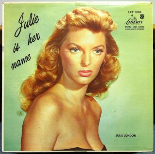 Julie London Is Her Name LP VG LRP 3006 Vinyl 1956 Record Mono 1st