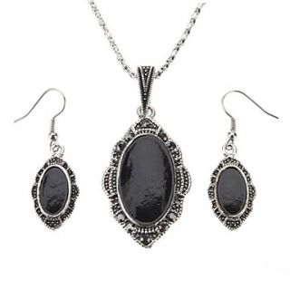 EUR € 4.96   Boucles doreilles Ovale Gemme Collier Jewelry Set