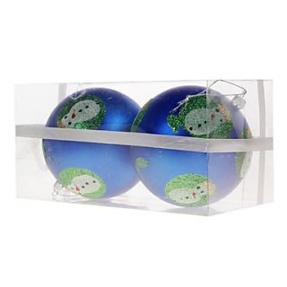 EUR € 5.97   ornamenti di natale palline in pvc blu (2 pz), Gadget a