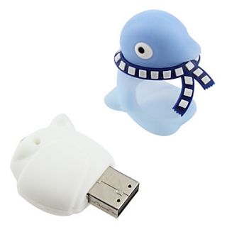 USD $ 18.99   16 GB Penguin Shaped USB 2.0 Flash Drive (Assorted