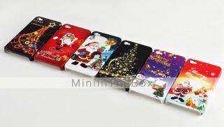USD $ 19.99   Merry Christmas Case for iPhone 4G / 4S (5 pcs a set