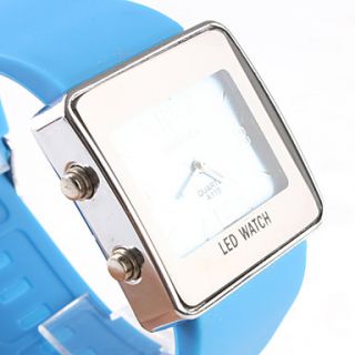 moda menina mulheres relógio de pulso pulseira azul mostrador azul