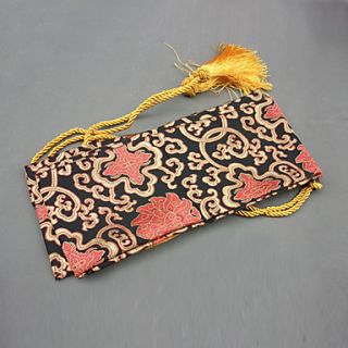 EUR € 12.41   Red And Yellow Pomegranate Brocade Bags, Gratis Frakt