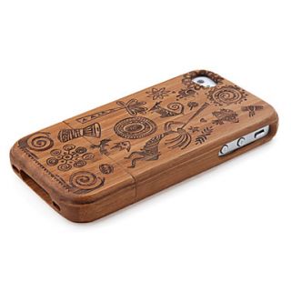USD $ 17.99   Carving Pattern Bamboo Case for iPhone 4 / 4S,