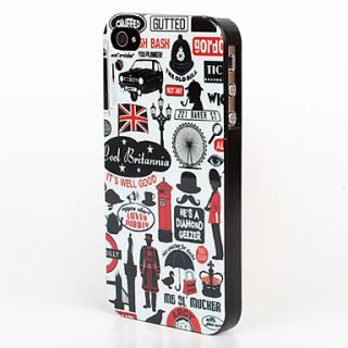 USD $ 2.29   Cool Britannia Icons Hard Back Case for iPhone 4 and 4S