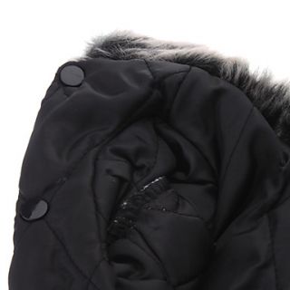 USD $ 18.09   Gothic Beam Waist Style Leather Coat for Dogs (Black,XS