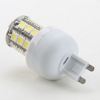 G9 3.5W 27x5050 SMD 300LM 5500 6500K Natural White Light LED Corn Bulb