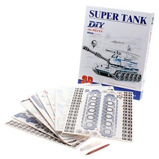 USD $ 20.89   DIY 3D Puzzle Super Tank (181pcs, difficulty 4 of 5