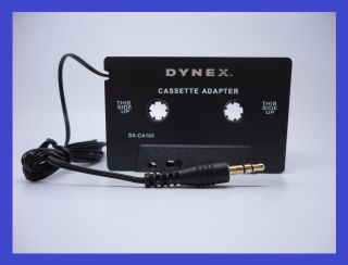 Dynex Cassette Adapter DX CA103  Player iPod iPhone Portable Music