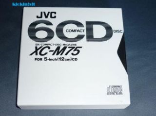 JVC XC M75 6 Disc CD Changer Magazine