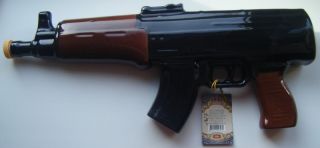 Bottle Ceramic AK 47C Luga Nova Vodka 1L Empty Kalashnikov