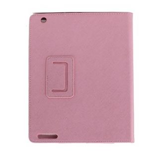 USD $ 11.79   High quality Cross grain PU Leather Case for ipad2(Pink