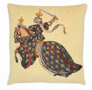 Knight Duke Bourbon Medieval Unfinished Tapestry Panel
