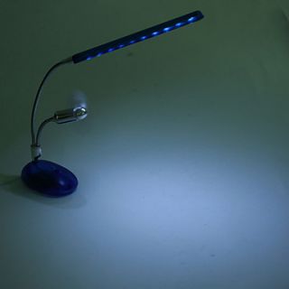 EUR € 11.03   2 in 1 usb 10 led lamp en ventilator (blauw), Gratis
