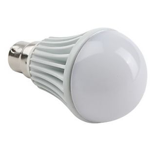 USD $ 10.99   B22 3W 450LM 6000 6500K Natural White Light LED Ball