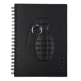 EUR € 9.10   Nero Grenade Notebook Cover Pattern (18x13x1.4cm