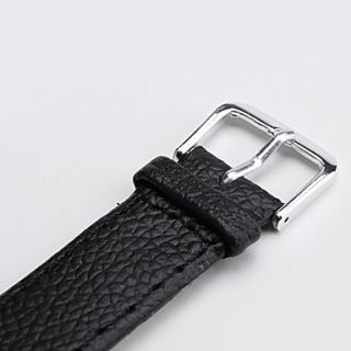 USD $ 1.29   Unisex PU Leather Watch Strap 18MM(Black),