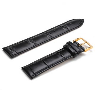 USD $ 2.99   Unisex Genuine Leather Watch Strap 22MM(Black),