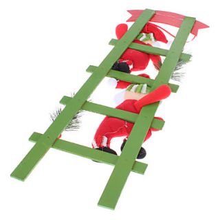 WELCOME Climbing Ladder Knitted Santa Claus Christmas Ornaments Door