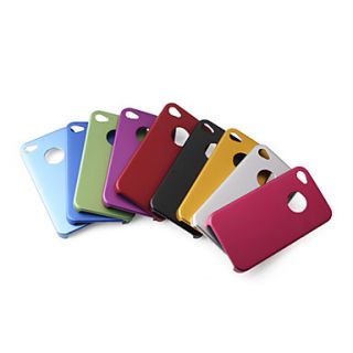 USD $ 3.39   Aluminum Protective Hard Case for iPhone 4 (Assorted