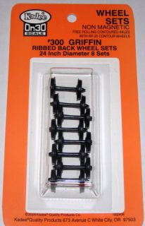 Kadee On30 Scale 300 24 Griffin RP 25 Wheel Sets 8