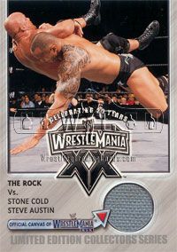 of 8   The Rock vs. Stone Cold Steve Austin (Event Used Ring