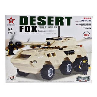3D DIY Puzzle Desert Fox Cannon Bouwstenen Bakstenen Toy Sets (212pcs