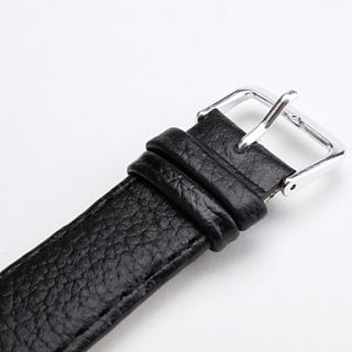 USD $ 1.29   Unisex PU Leather Watch Strap 20MM(Black),