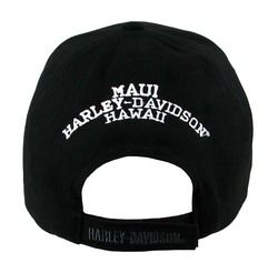 New Maui Harley Davidson Tribal Stone Black Hat