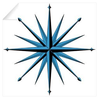 Wall Art  Wall Decals  Compass Rose Wall Decal